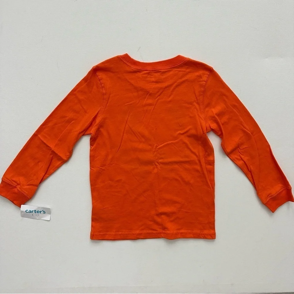 Carter's Glow-in-the-Dark Pumpkin Face Shirt Size 5